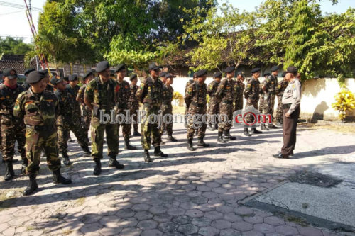 40 Banser Kepohbaru Hadiri Apel Pengamanan Malam Takbir